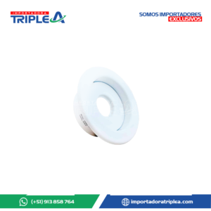 canopla con embellecedor blanco