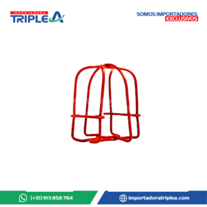 canopla con embellecedor blanco