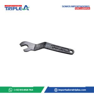 canopla con embellecedor blanco